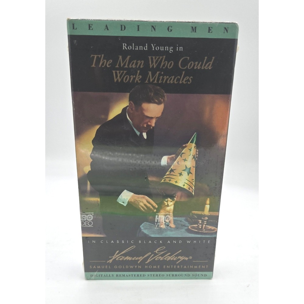 The Man Who Could Work Miracles VHS Roland Young‎ Classic Black and White Film
